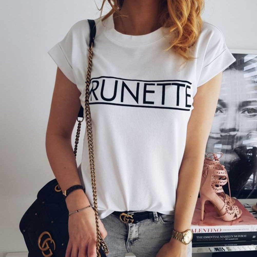Blusa de mangas cortas, casual