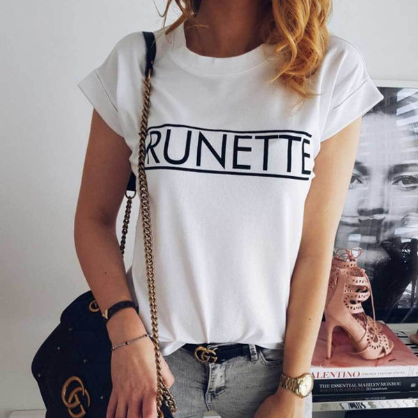 Blusa de mangas cortas, casual