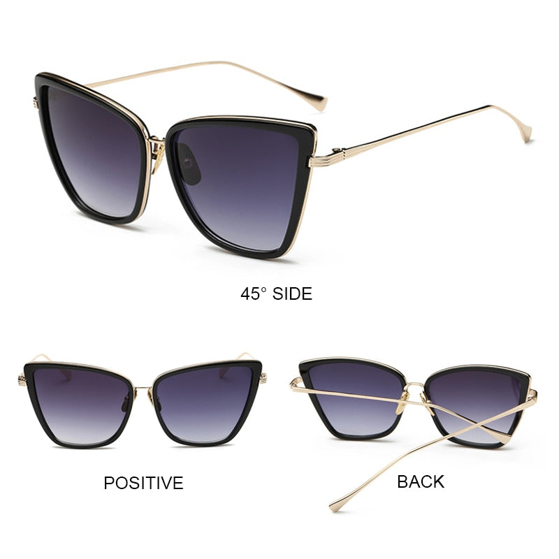 Big Cat Eye Sunglasses Women