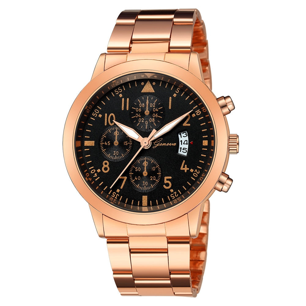 Reloj de lujo para hombres, resistente al agua, hombre de negocios