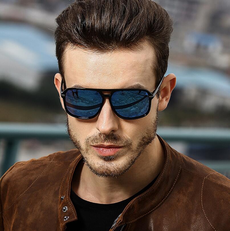 Oversized Sunglasses Men Polarized Mirror Goggles