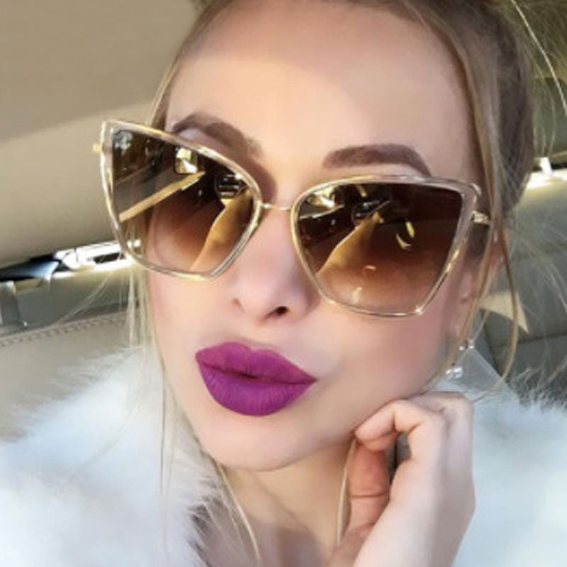 Big Cat Eye Sunglasses Women