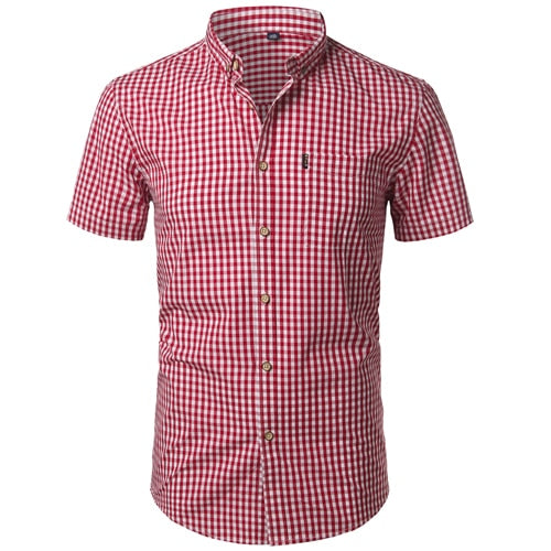 Camisas de cuadros de vestir para hombre