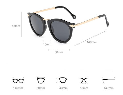 Cat Eye Sunglasses Women Luxury Brand