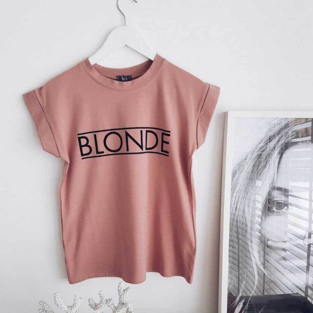 Blusa de mangas cortas, casual