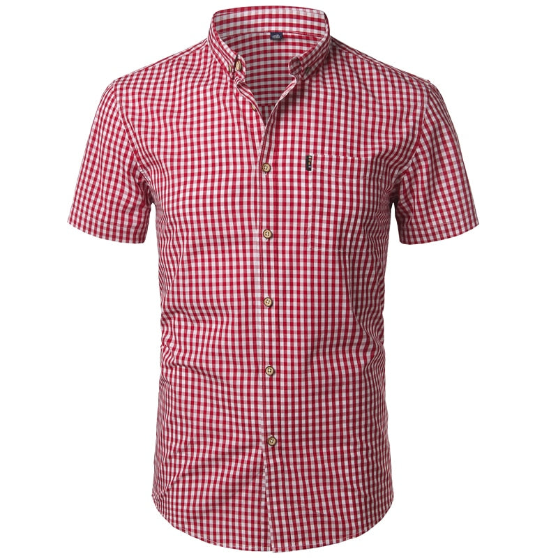 Camisas de cuadros de vestir para hombre