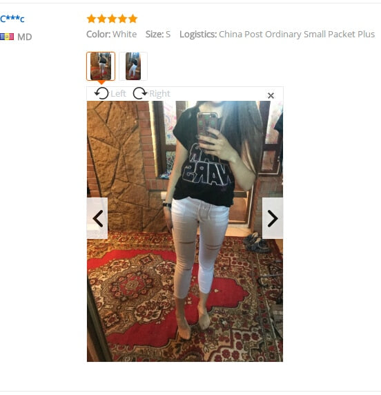 Jeans ajustados para mujeres. Pantalones de mezclilla con agujeros