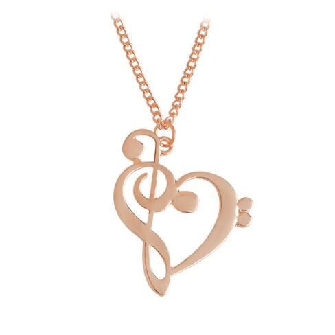 Fine Gold Chain Heart Shaped Pendant Necklace