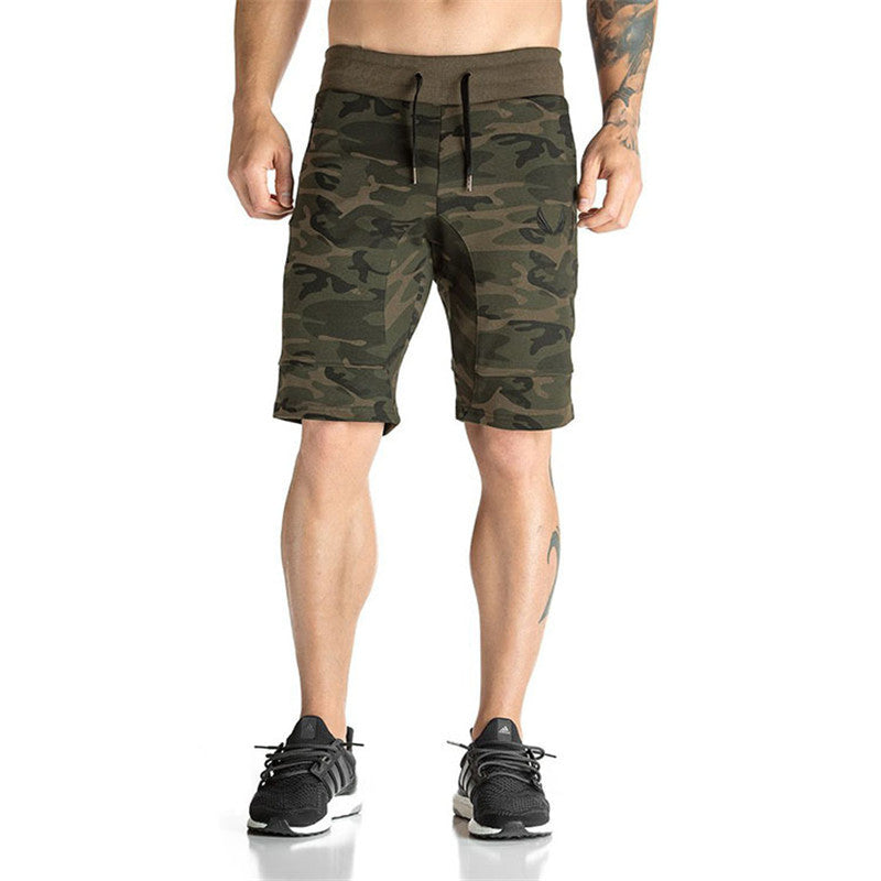 Pantalones cortos de camuflaje de algodón para hombre