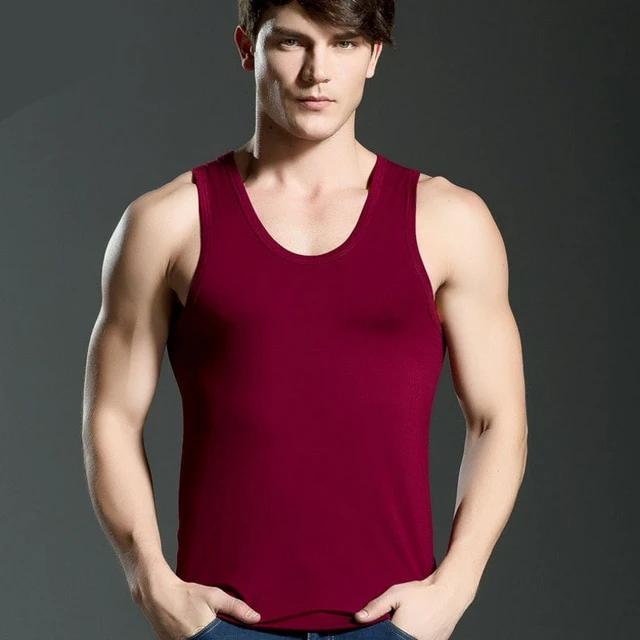 Camisetas ajustadas de hombre, elásticas