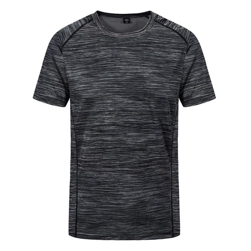 Camiseta de talla grande para hombre, cuello redondo