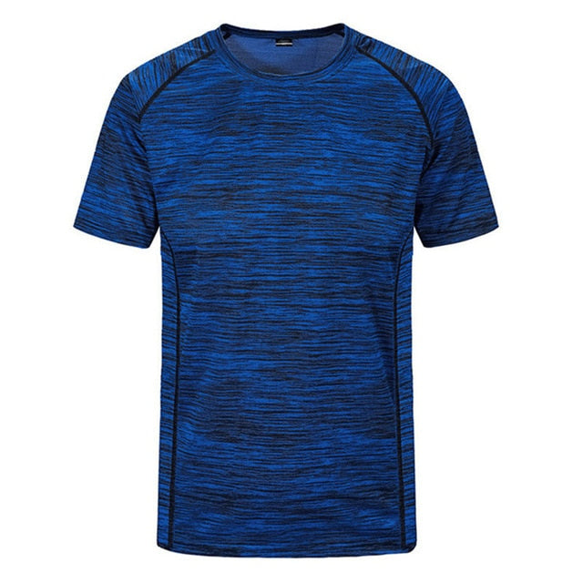 Camiseta de talla grande para hombre, cuello redondo