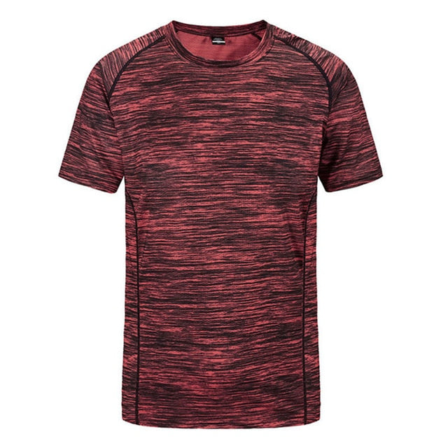 Camiseta de talla grande para hombre, cuello redondo