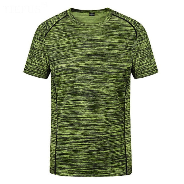 Camiseta de talla grande para hombre, cuello redondo
